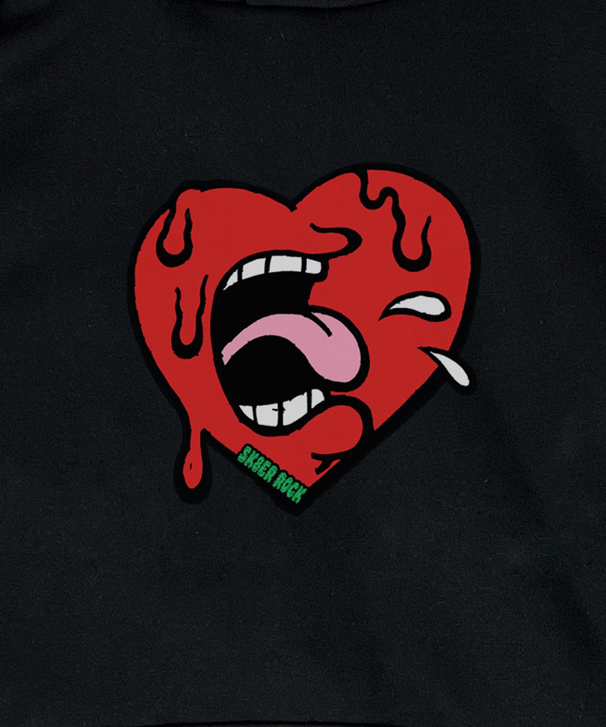 스케이터락(SK8ER ROCK) Warmer napping sweat hoodie black