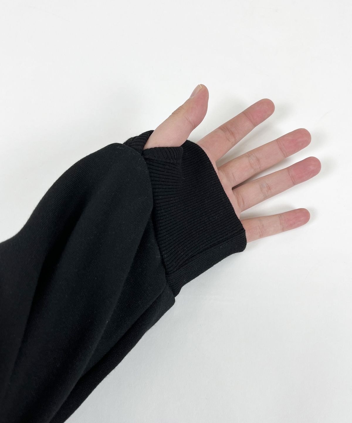 스케이터락(SK8ER ROCK) Warmer napping sweat hoodie black