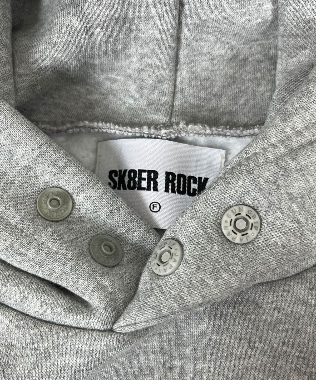 스케이터락(SK8ER ROCK) Warmer napping sweat hoodie melange gray