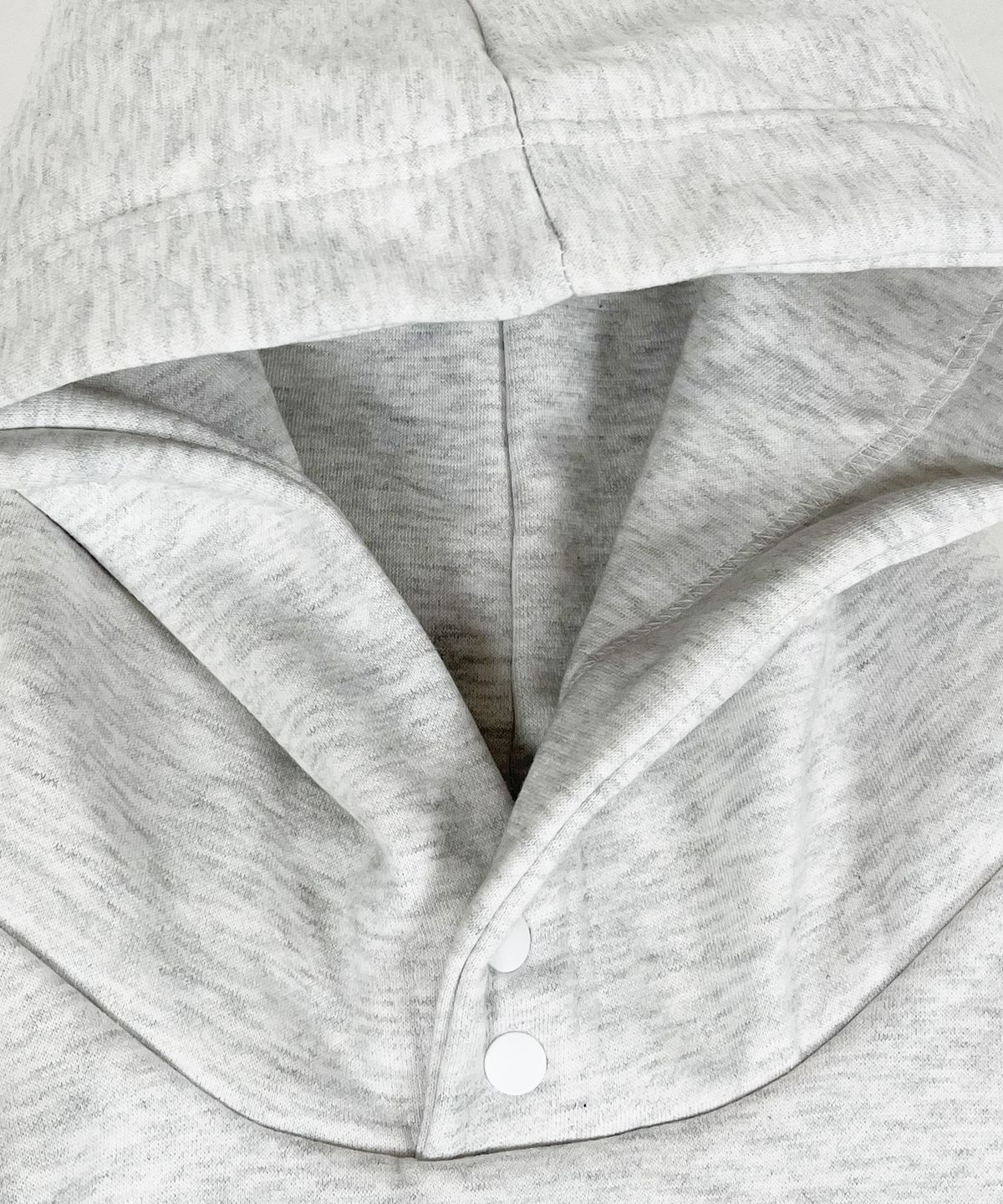 스케이터락(SK8ER ROCK) Warmer napping sweat hoodie white melange