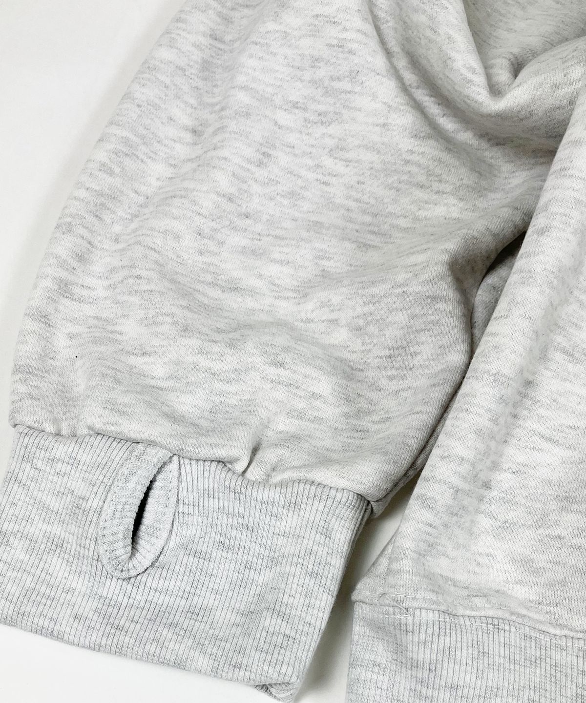 스케이터락(SK8ER ROCK) Warmer napping sweat hoodie white melange