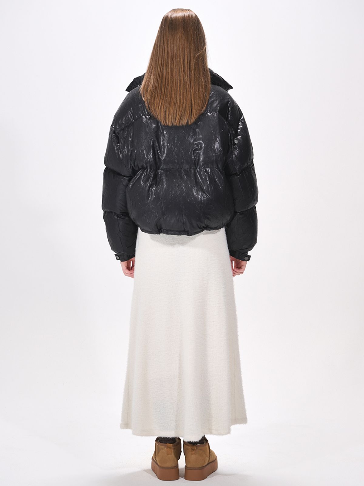 에트몽(ETMON) String Goose Down Jumper  Black + warmer
