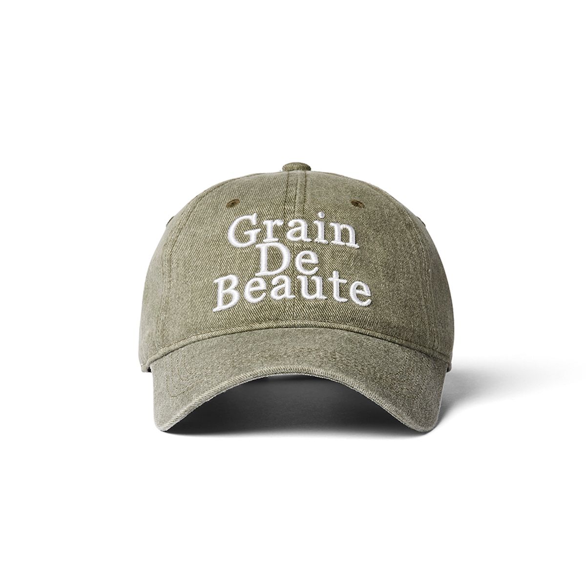 그랭드보떼(GRAIN DE BEAUTE) Signature Ball Cap [Khaki]
