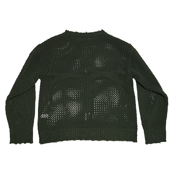 MUSINSA公式 | THUG CLUB Tribal Net Knits_ Khaki