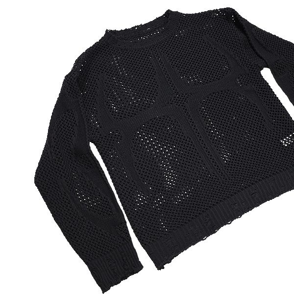 MUSINSA公式 | THUG CLUB Tribal Net Knits_ Black