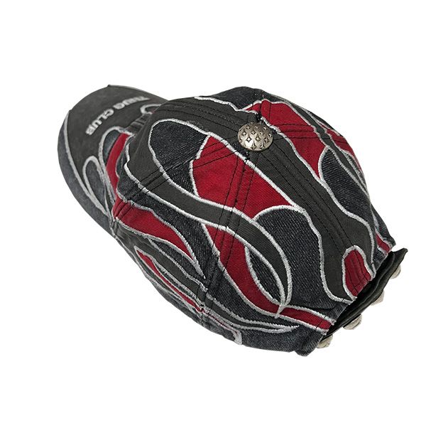 帽子 Thug Club - Flame Chopper Cap THUG CLUB - CHOPPER FLAME STUD CAP | HBX