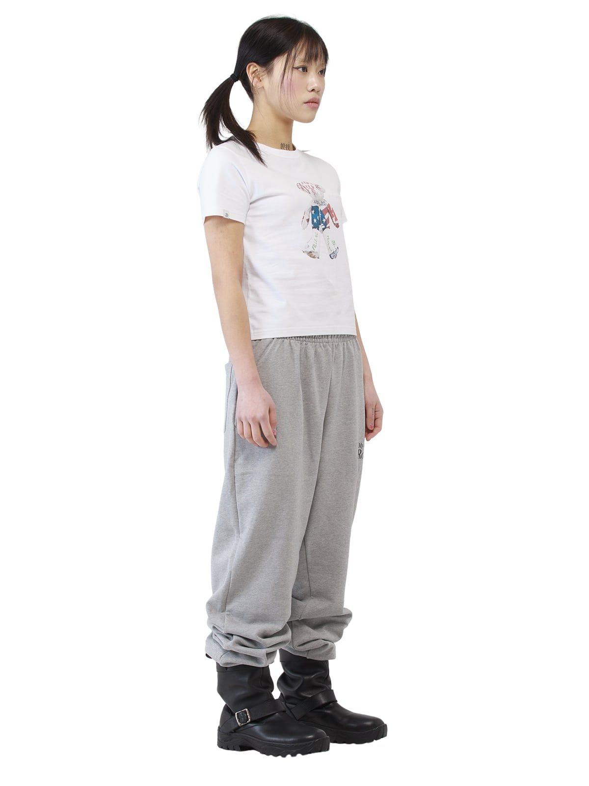 조거쉬(JOEGUSH) Smile Rockstar Sweatpants (Grey/Black)