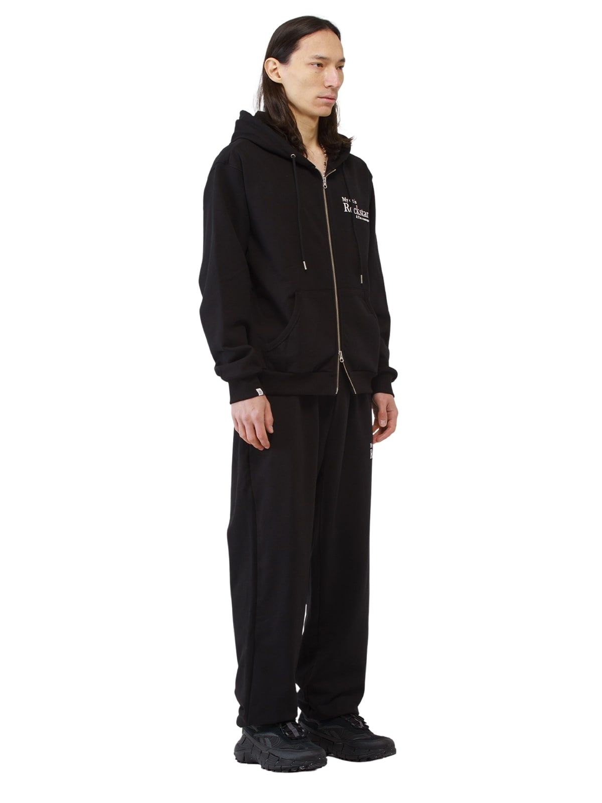 조거쉬(JOEGUSH) Smile Rockstar Sweatpants (Black/White)