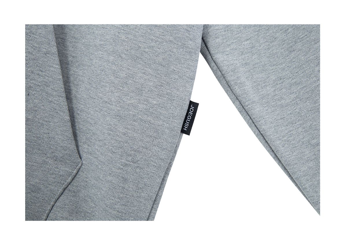 조거쉬(JOEGUSH) My cat is Rockstar Hoodie (Light grey/White)