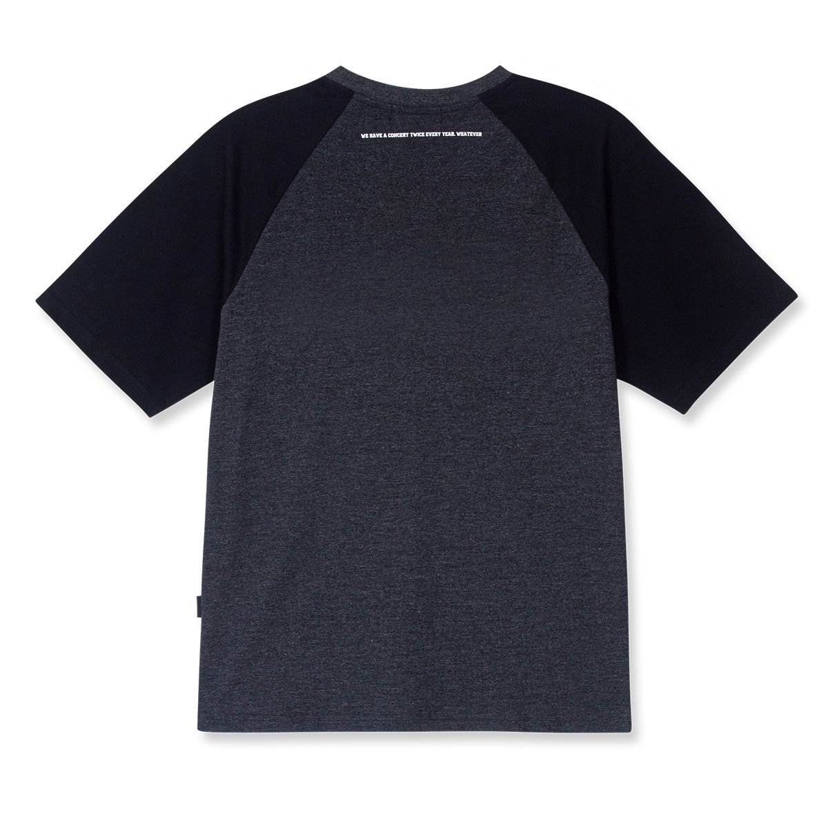 조거쉬(JOEGUSH) My cat is Rockstar Raglan T-shirt (HERITAGE VER.) (Charcoal/Black)