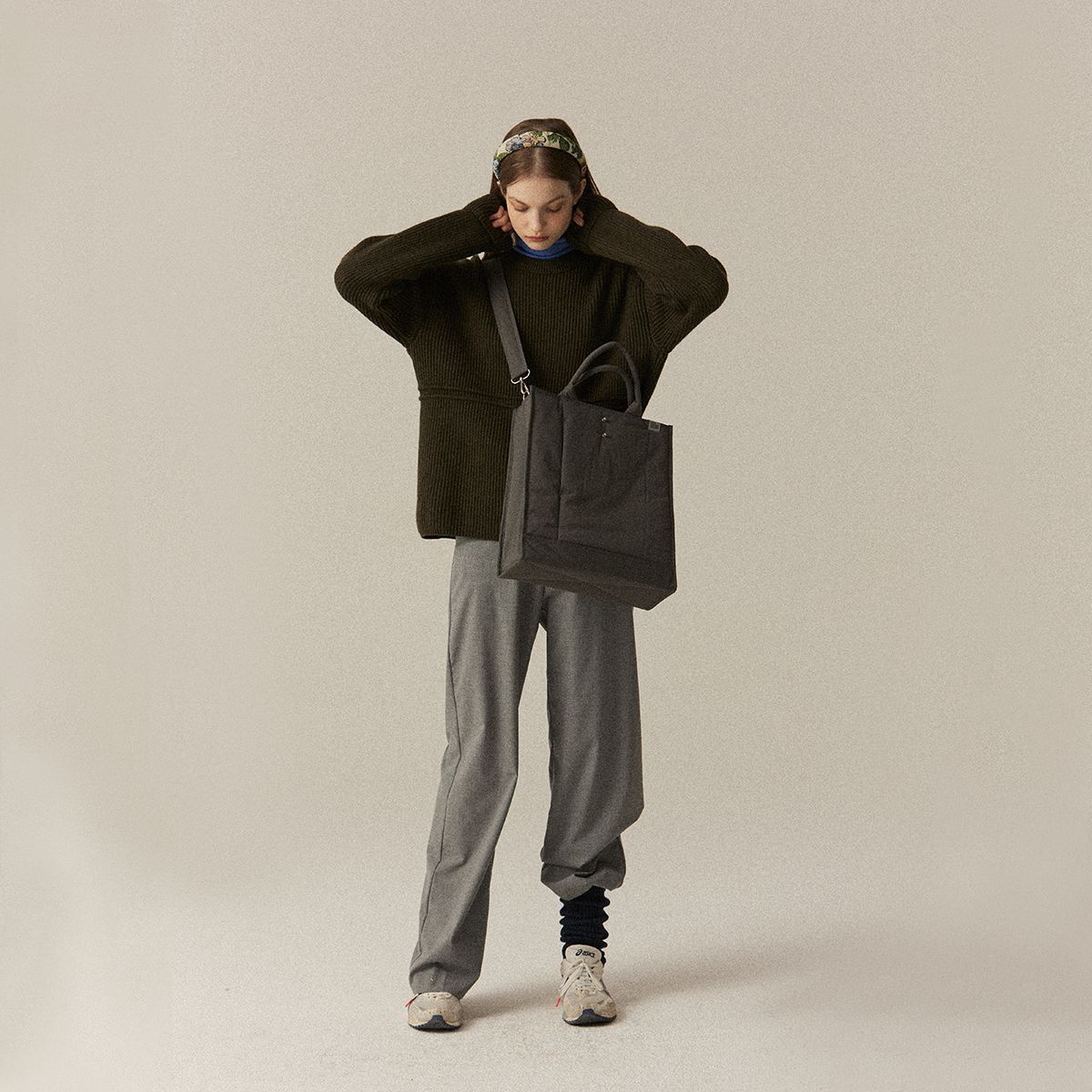 스위치(SWEETCH) TOTE BRIEF 002 M Stone Grey