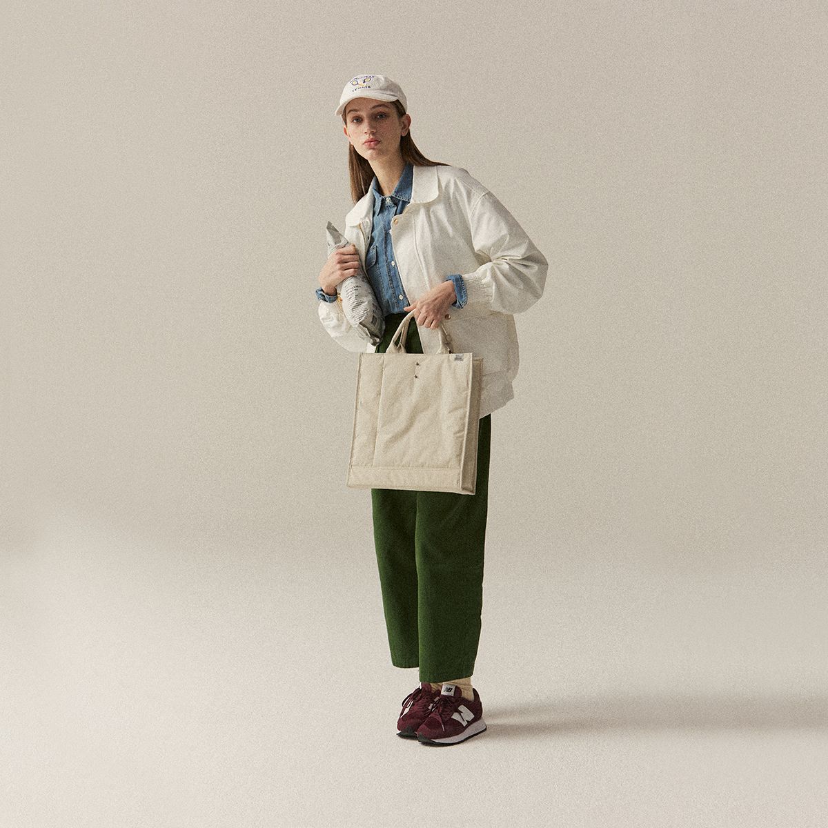 스위치(SWEETCH) TOTE BRIEF 002 M Cream