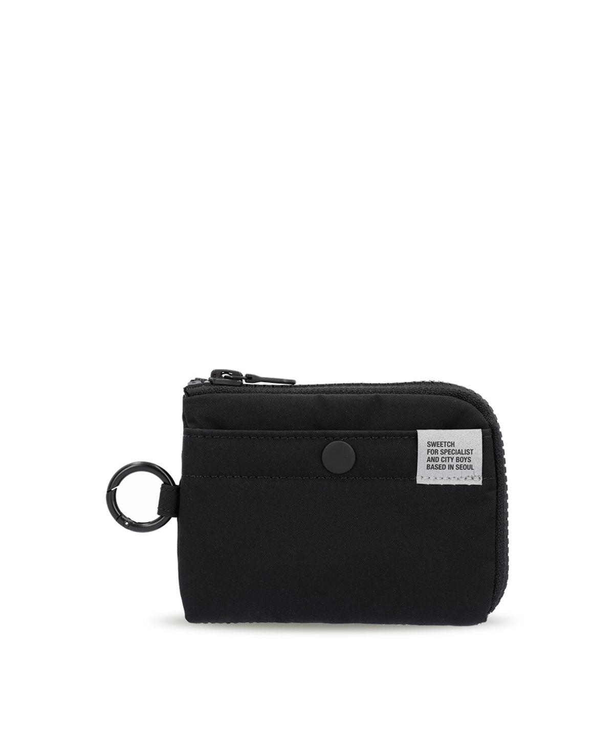 스위치(SWEETCH) HALF ZIP WALLET 001 M Black