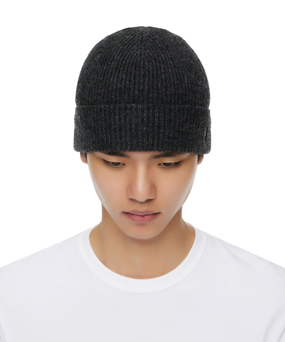 폴로 랄프 로렌(POLO RALPH LAUREN) 시그니처 포니 울 블렌드 비니 - 차콜