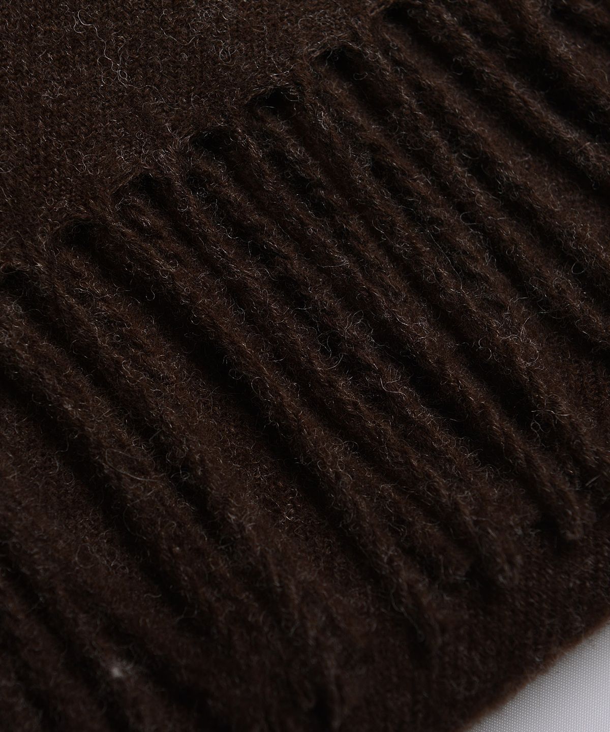 피스메이커(PIECE MAKER) CIRCLE LOGO BLEND MUFFLER (BROWN)