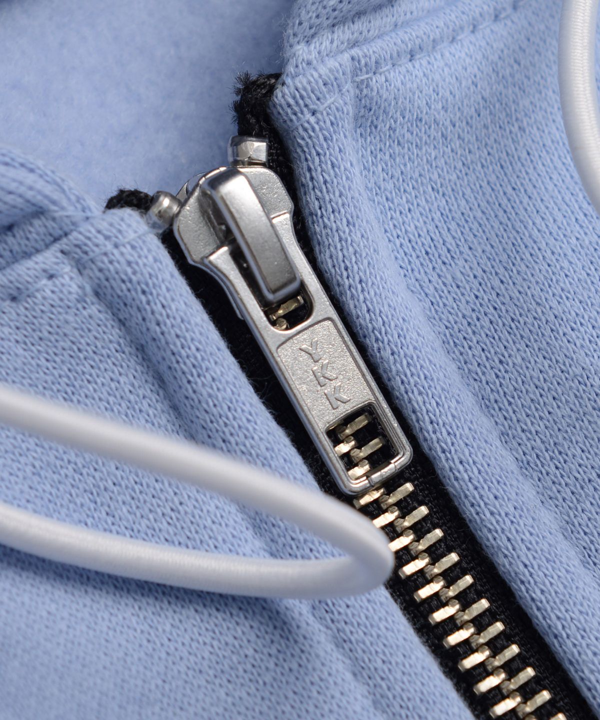 피스메이커(PIECE MAKER) DAISY CROP ZIP HOODIE (SKY BLUE)