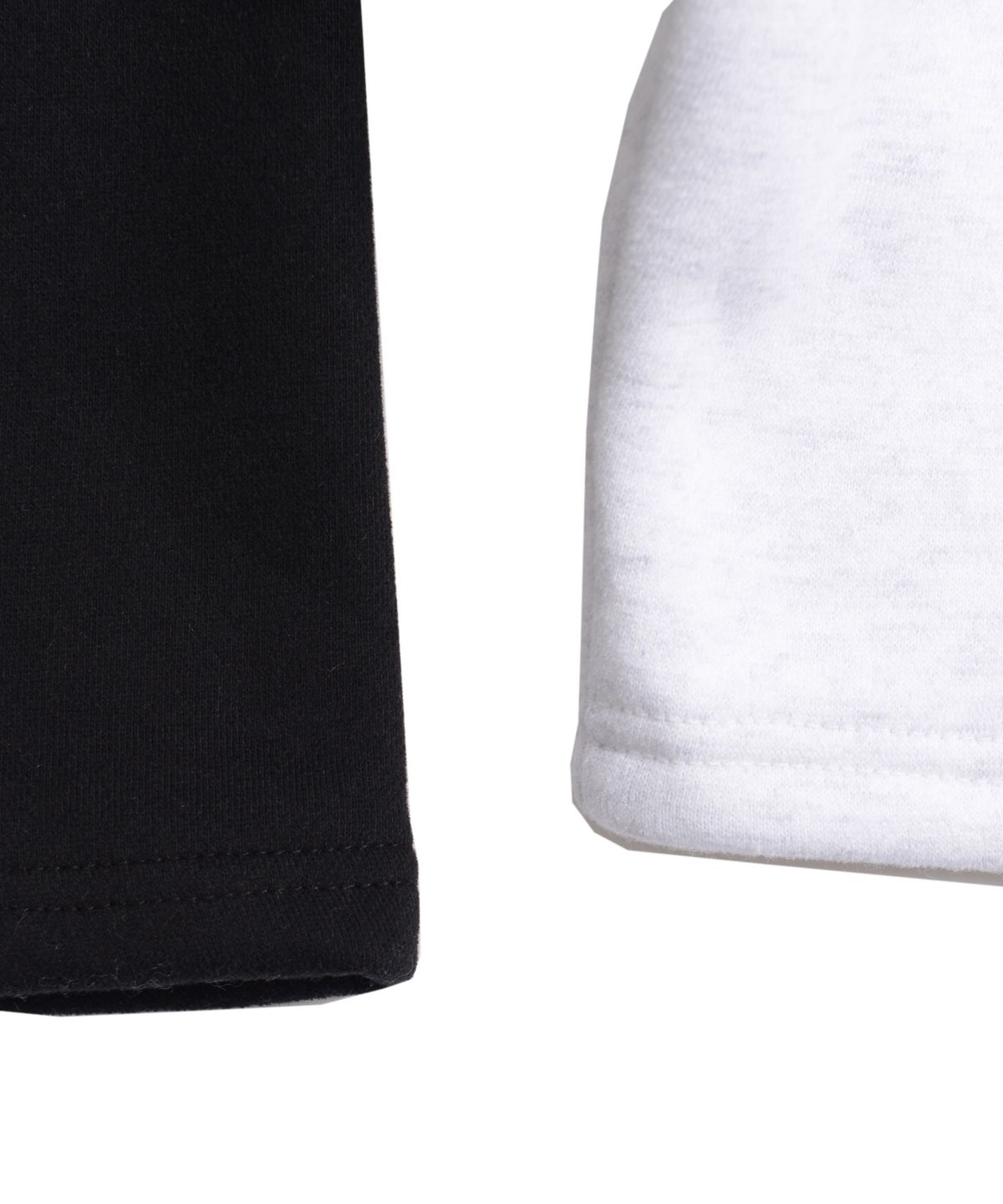 피스메이커(PIECE MAKER) STAR RAGLAN CROP HOODIE (WHITE MELANGE)