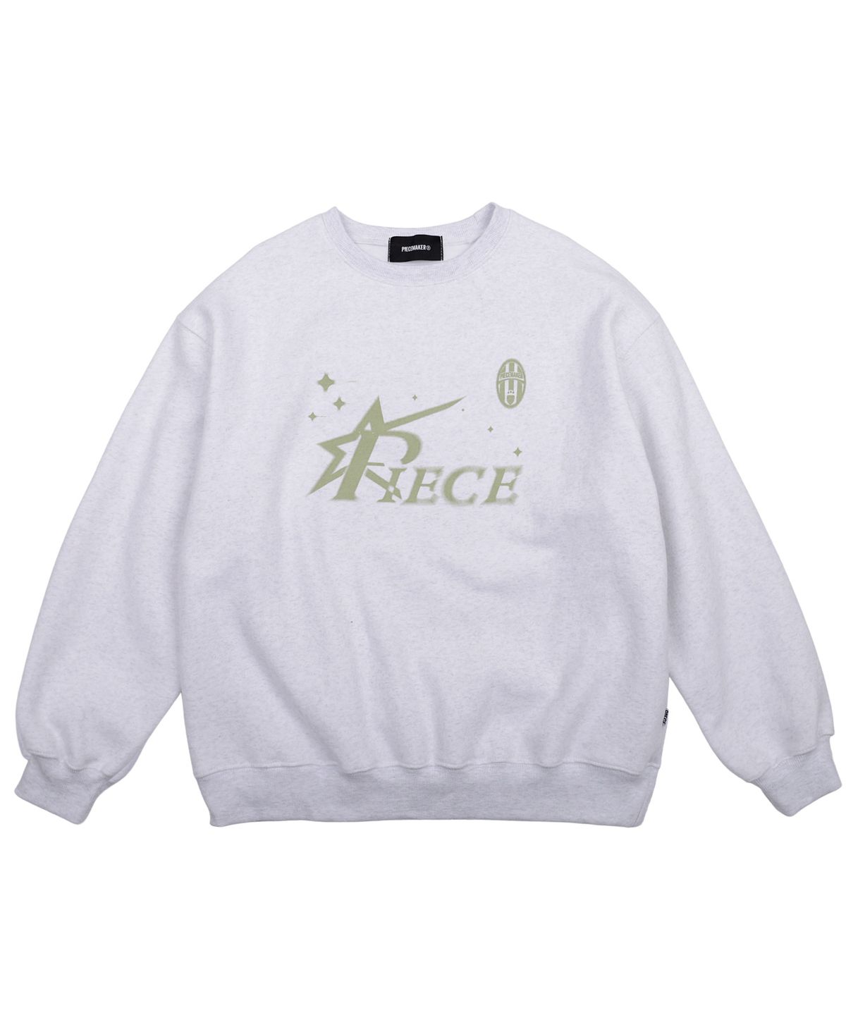 피스메이커(PIECE MAKER) PIESTA OV SWEATSHIRTS (WHITE MELANGE)
