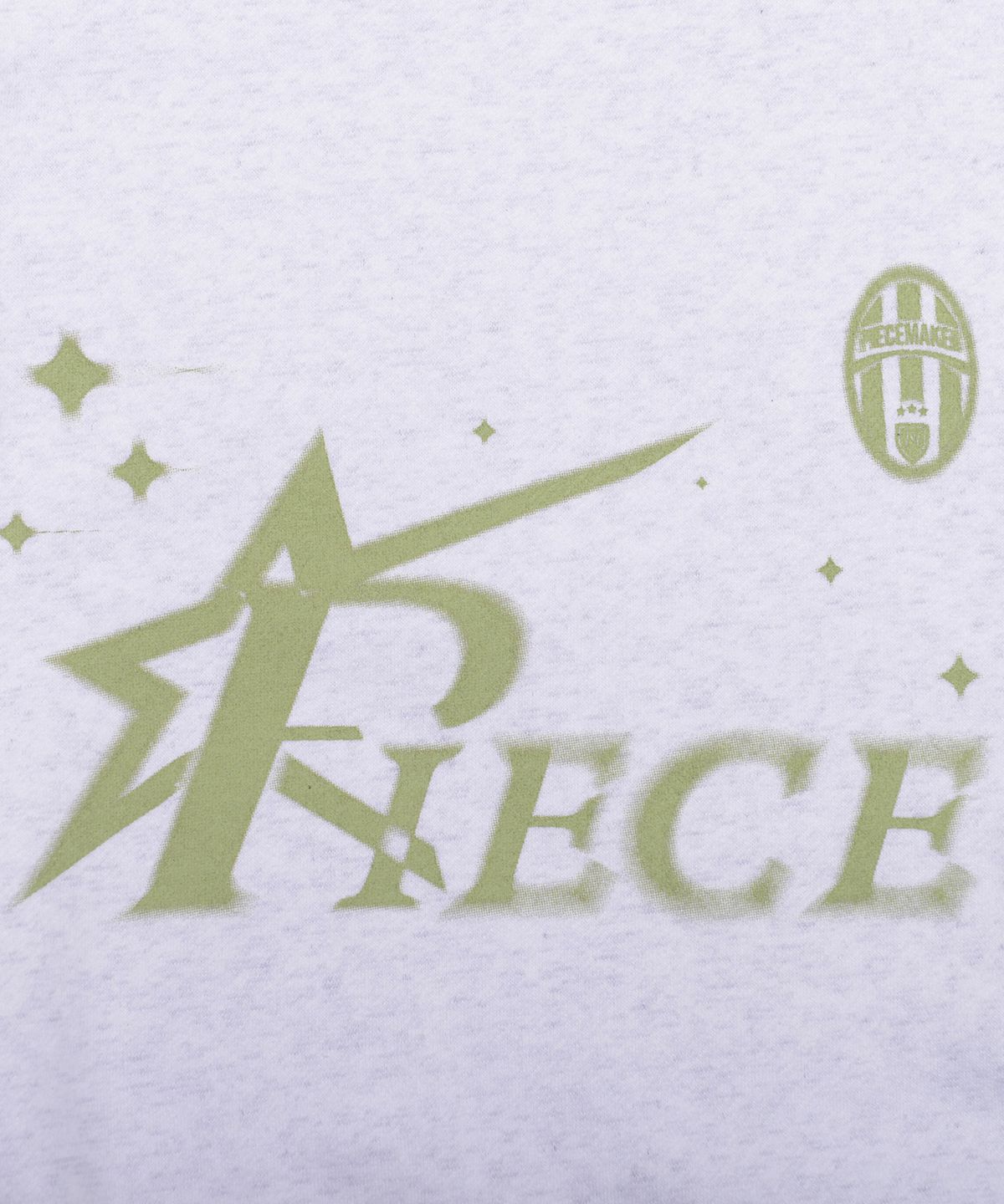피스메이커(PIECE MAKER) PIESTA OV SWEATSHIRTS (WHITE MELANGE)