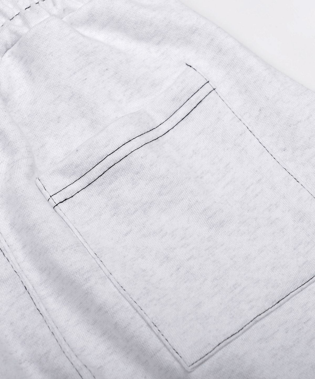 피스메이커(PIECE MAKER) STITCH SWEAT MAXI SKIRT (WHITE MELANGE)