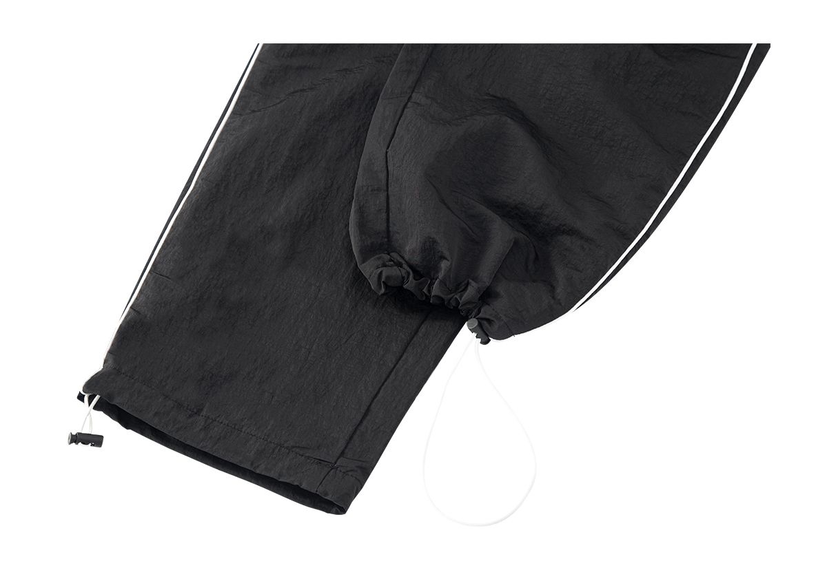 조거쉬(JOEGUSH) My cat is Rockstar Nylon Track pants (Black)