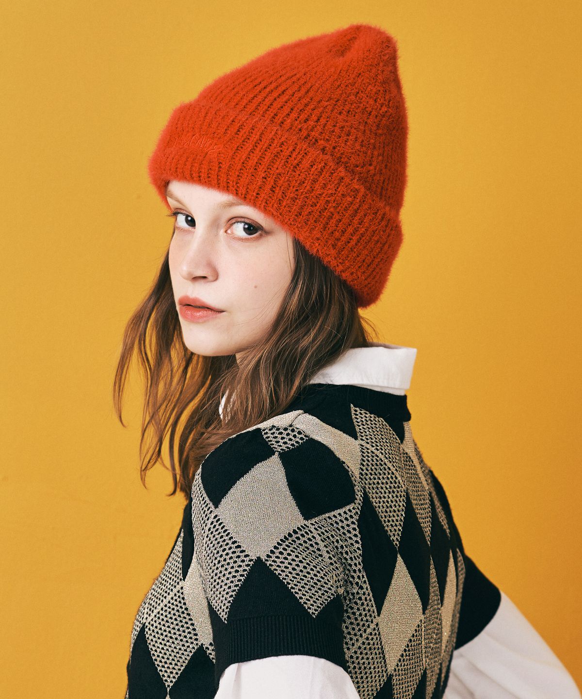 엘케블룸(ELKE BLOEM) INSCAPE RED BEANIE
