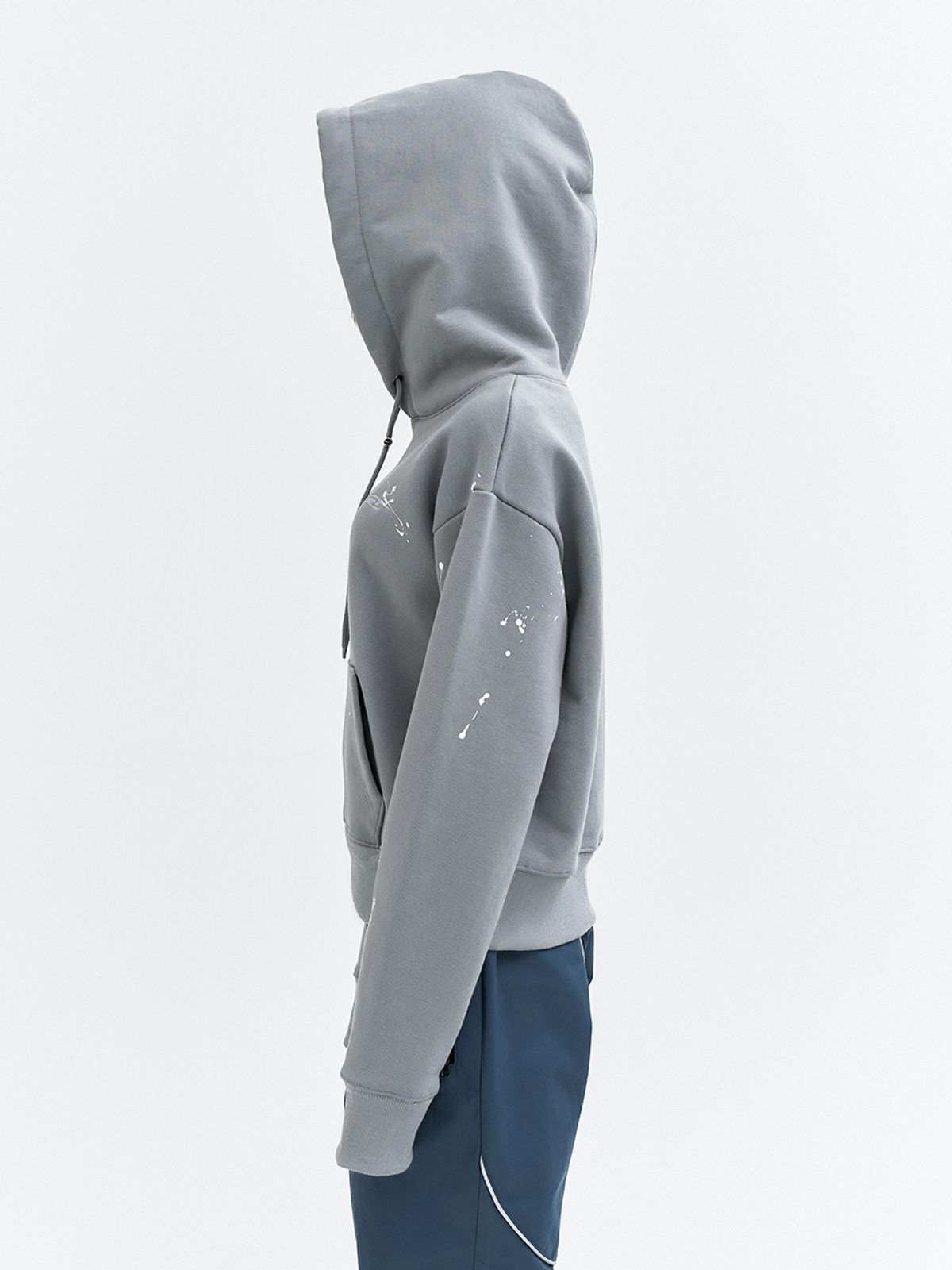 와이이이엘(YEEL) INK SPILL HOODIE GRAY