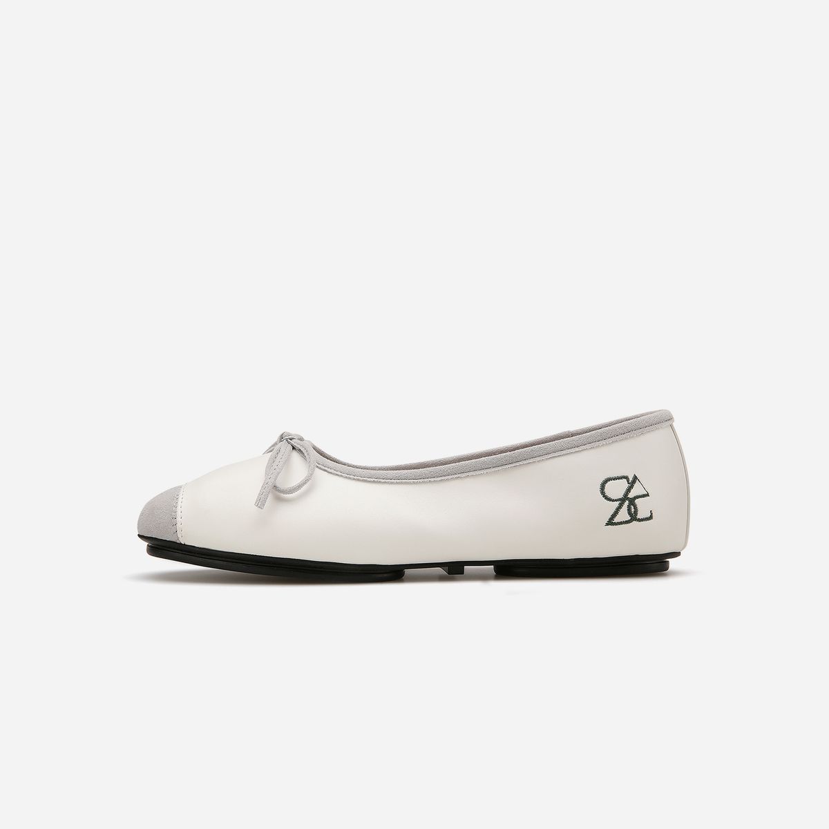 솔트앤초콜릿(SALT AND CHOCOLATE) 라운드 토 리본 플랫  412315008 (1cm/3colors)