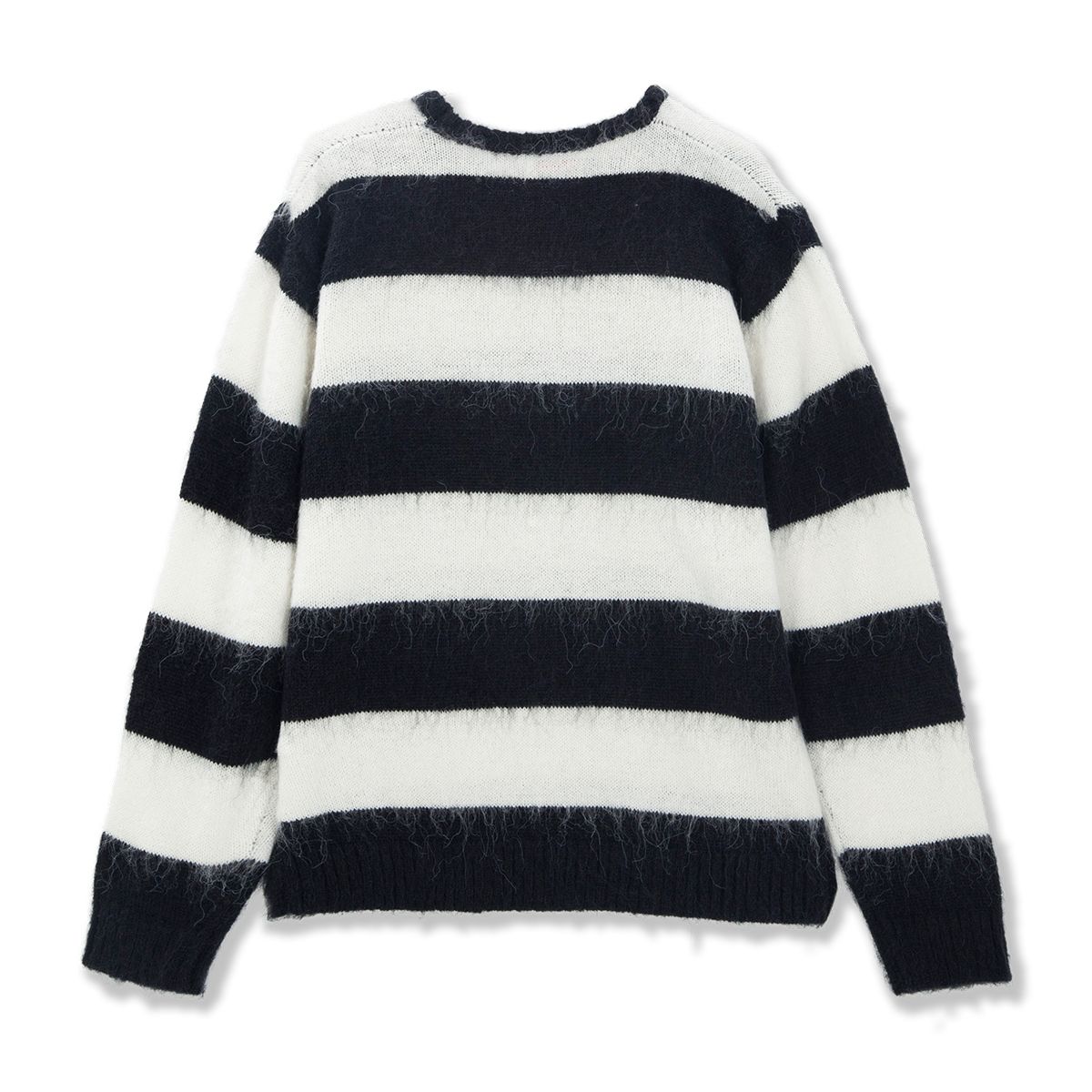 조거쉬(JOEGUSH) Striped Mohair Knit (JIHEYEH KIM X JOEGUSH) (Black/White)