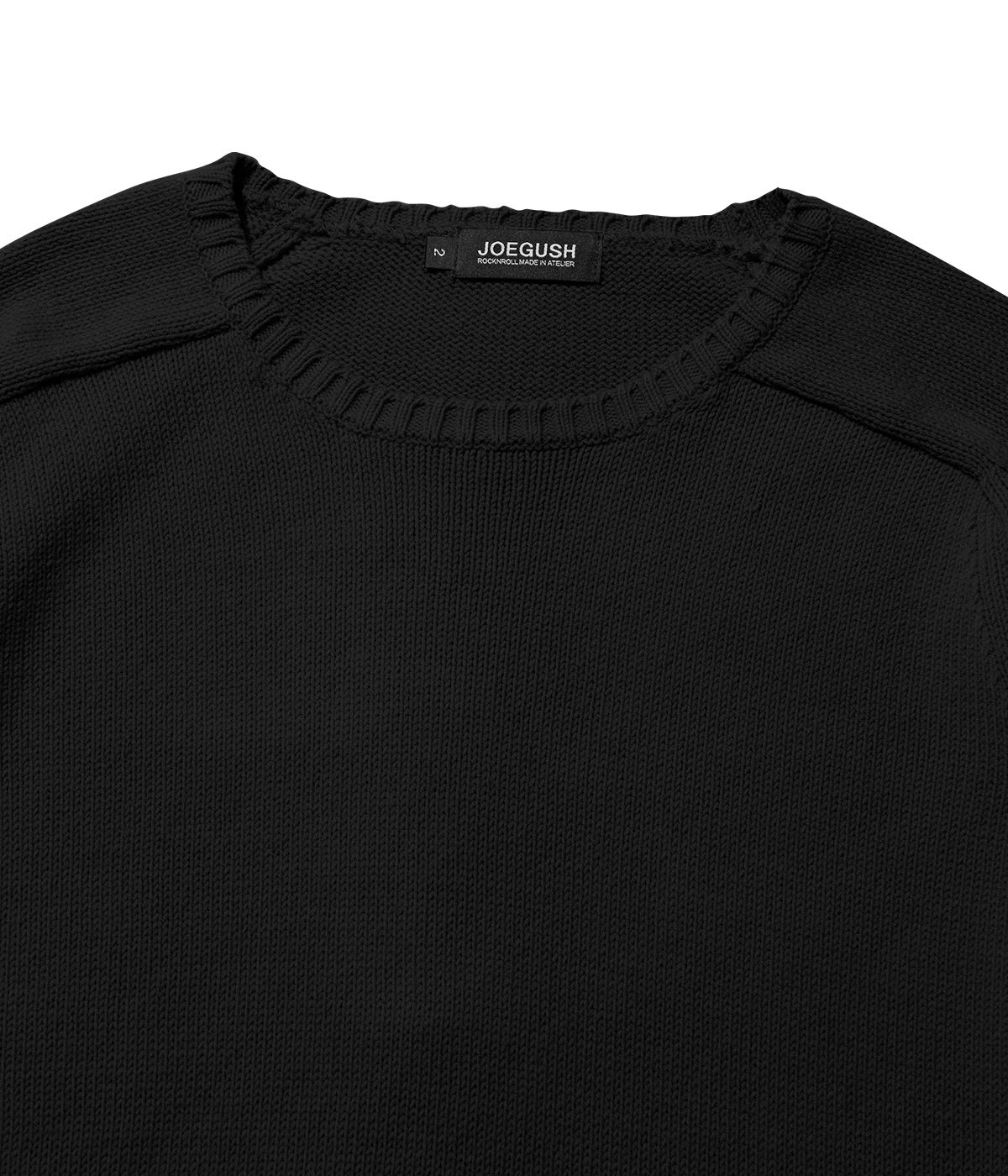 조거쉬(JOEGUSH) Single pullover knit (Black)