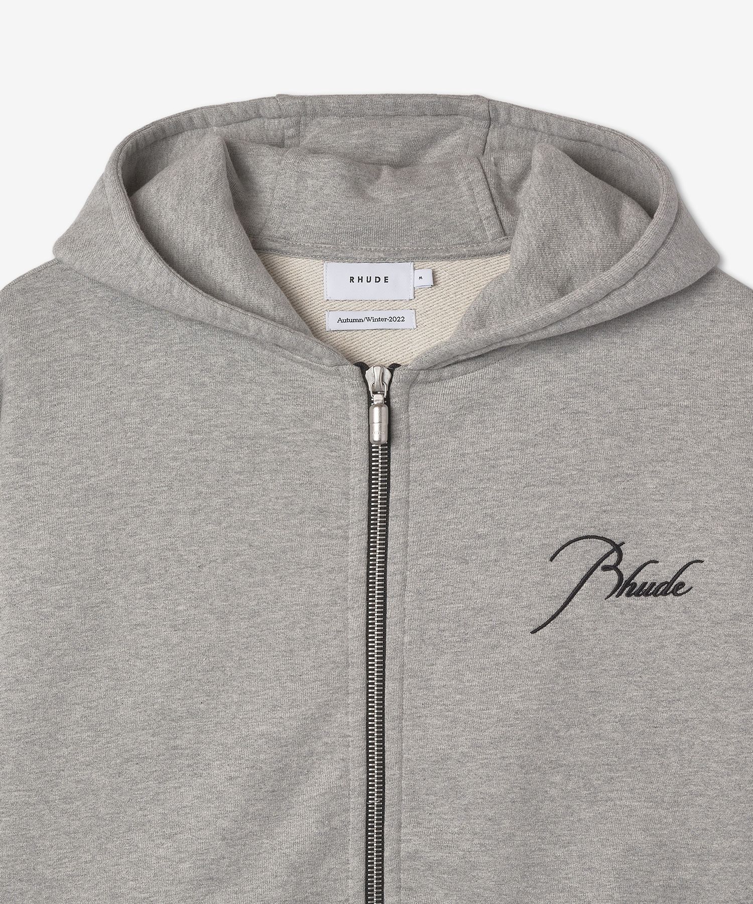 RHUDE CONTRAST QUARTER-ZIP VARSITY – R H U D E