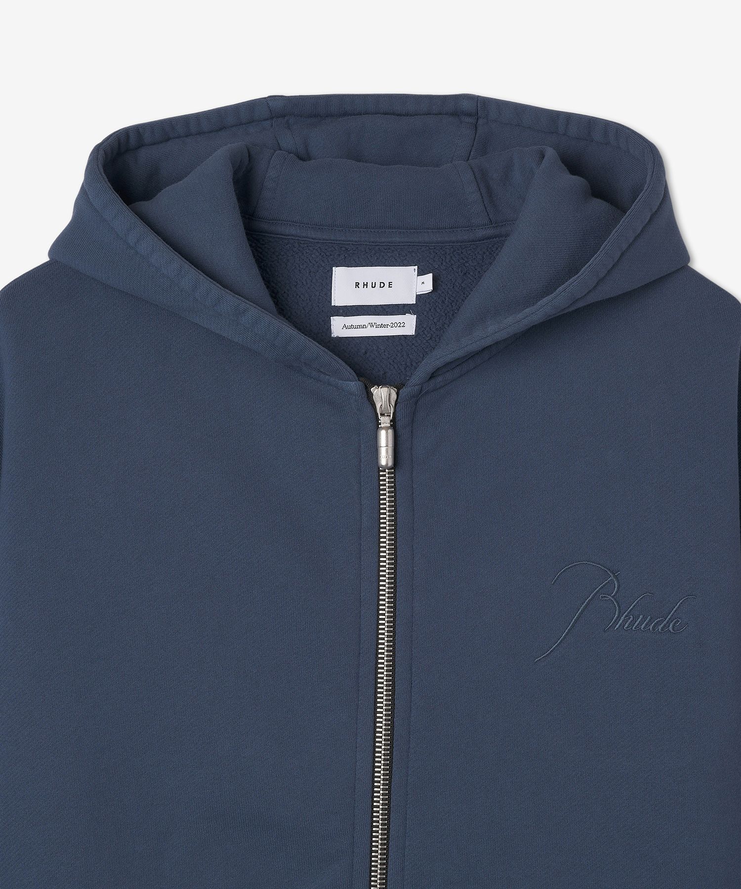 MUSINSA | RHUDE Zip-Up Hoodie - Slate / RHFW22HO090127990799