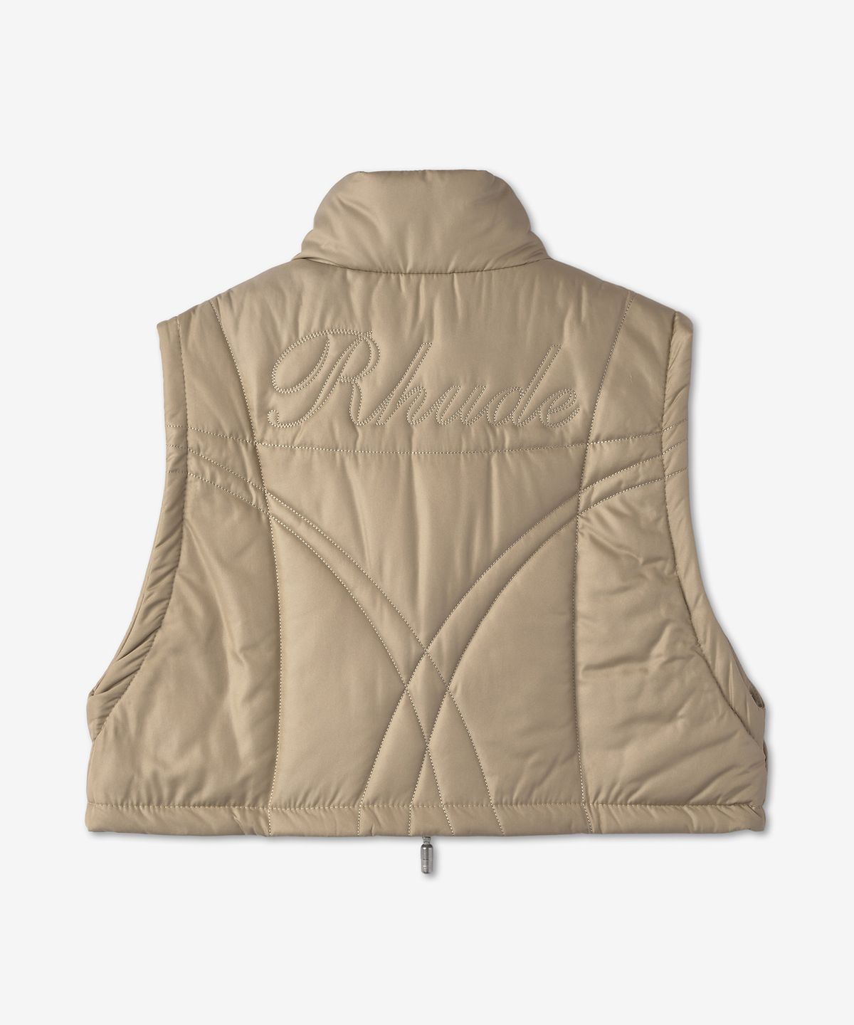루드(RHUDE) 마타도르 크롭 푸퍼 베스트 - 탄 / RHFW22VE020051170117