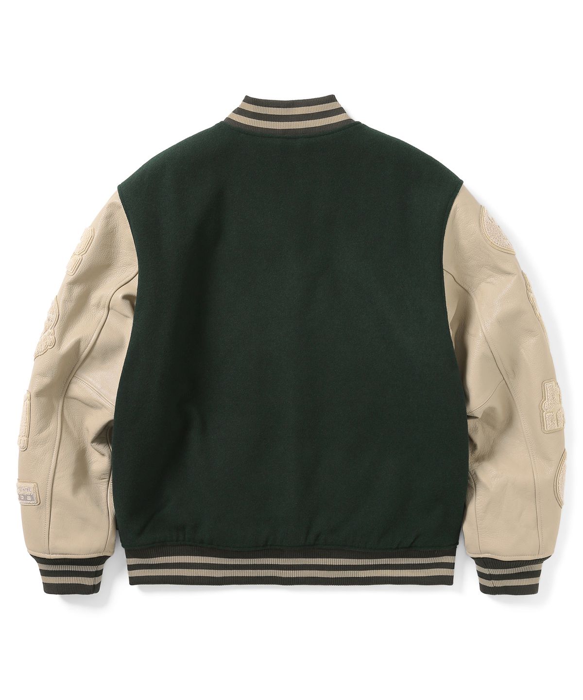 디스이즈네버댓(THISISNEVERTHAT) Records Varsity Jacket Green