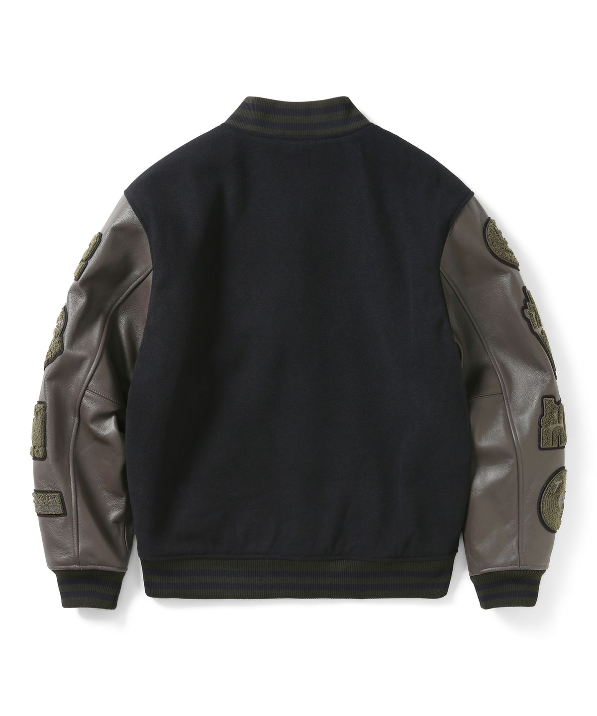 디스이즈네버댓(THISISNEVERTHAT) Records Varsity Jacket Navy