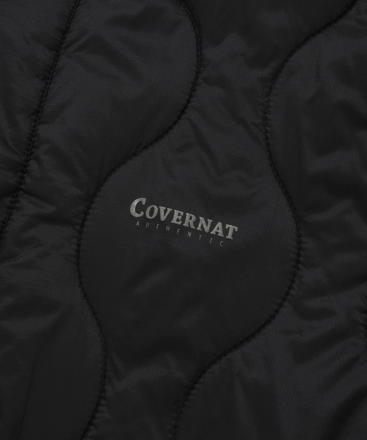 커버낫(COVERNAT) 미드 퀼팅 자켓 블랙