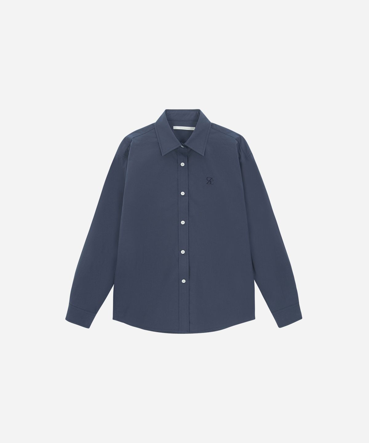 솔트앤초콜릿(SALT AND CHOCOLATE) SAC 로고 베이직 셔츠 네이비 4W2237301