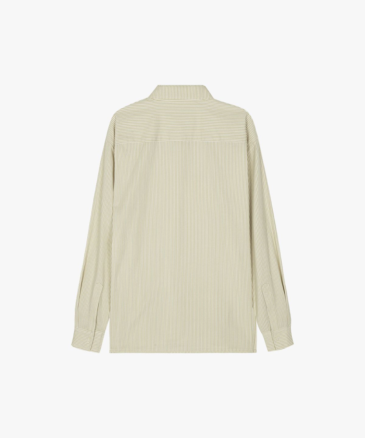 솔트앤초콜릿(SALT AND CHOCOLATE) SAC 로고 스트라이프 셔츠 베이지 4W2237303