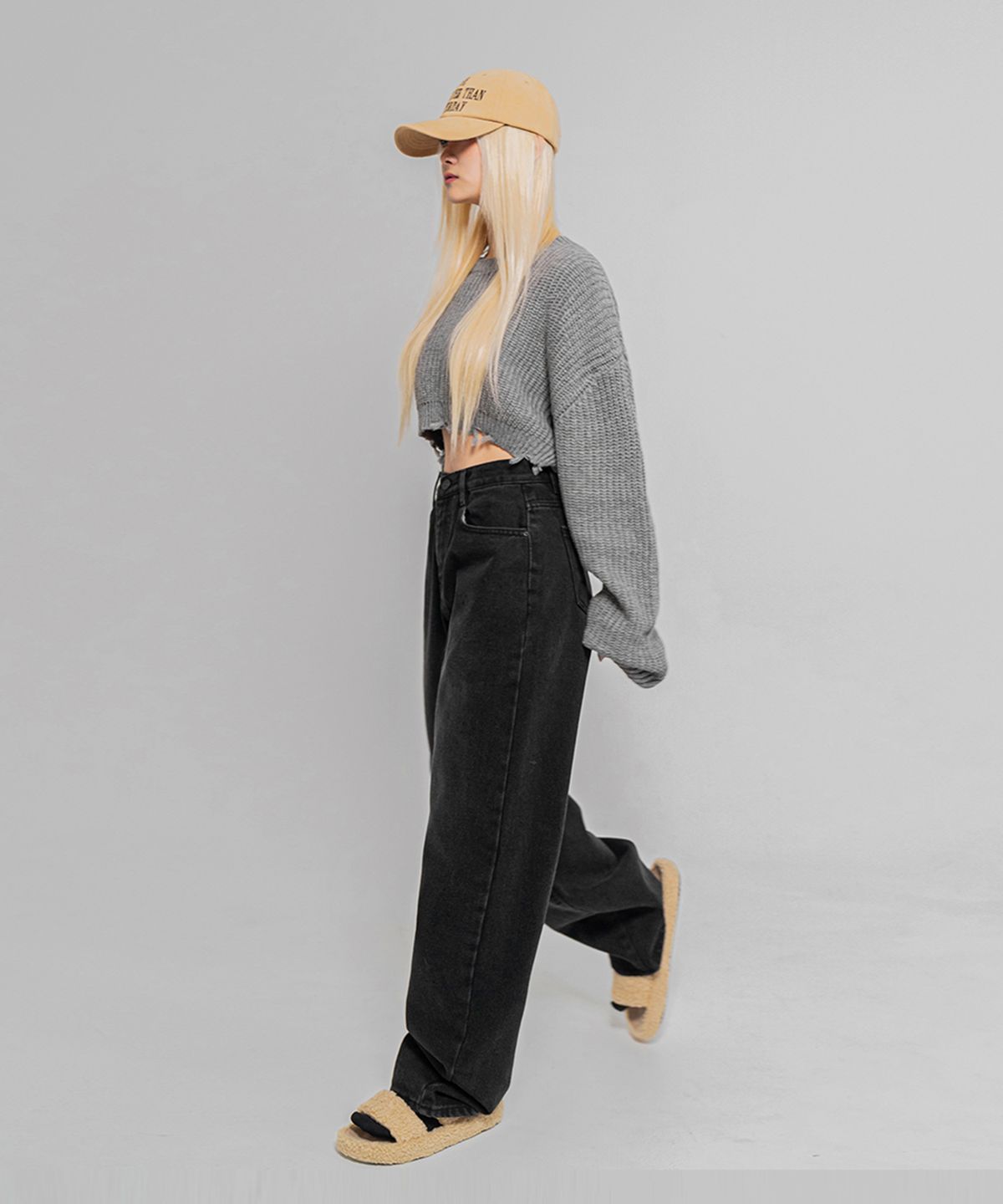 판도라핏(PANDORAFIT) [WIDE] Ebony Jeans