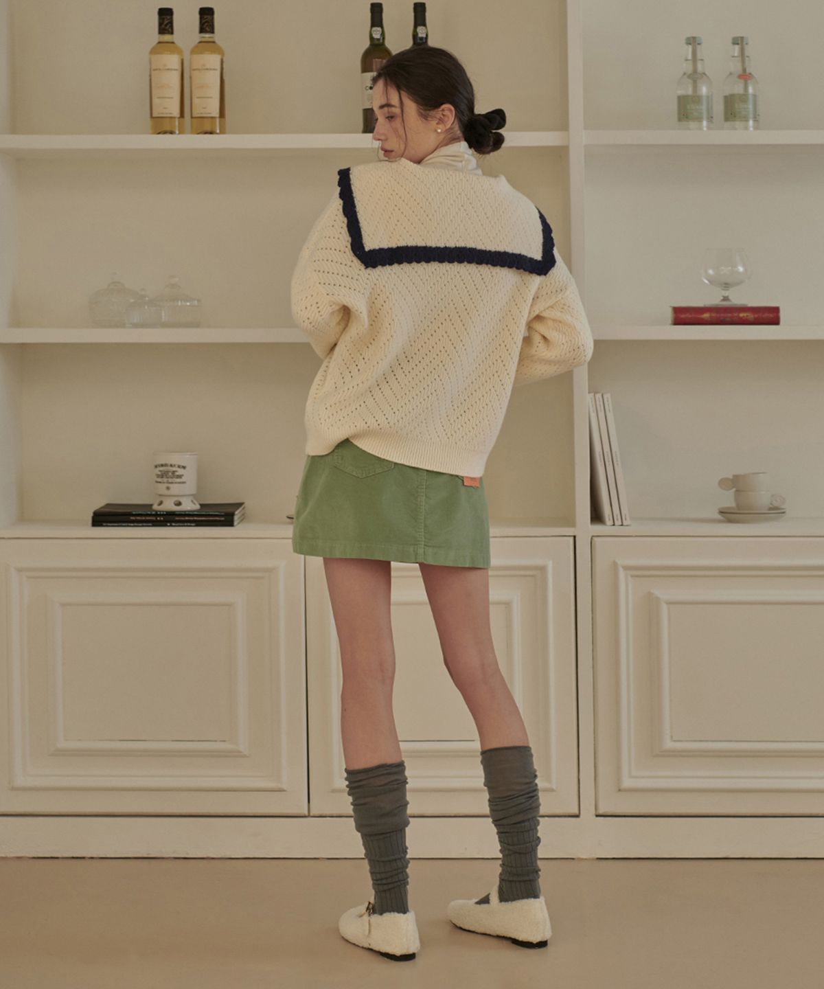 판도라핏(PANDORAFIT) [SKIRT] Blur Skirt Yellow Green