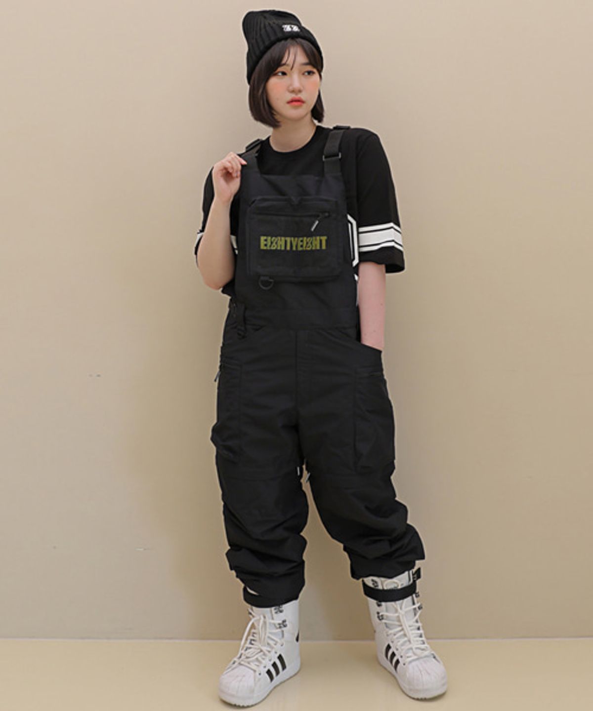 88리미티드(88LIMITED) P-4 ten (black 텐롤오버팬츠)