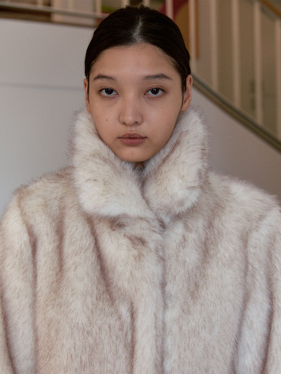 ムートン・ファーコート sinoon Heavy Mix Fur Jacket Ivory MUSINSA | SINOON HEAVY MIX FUR JACKET (IVORY)