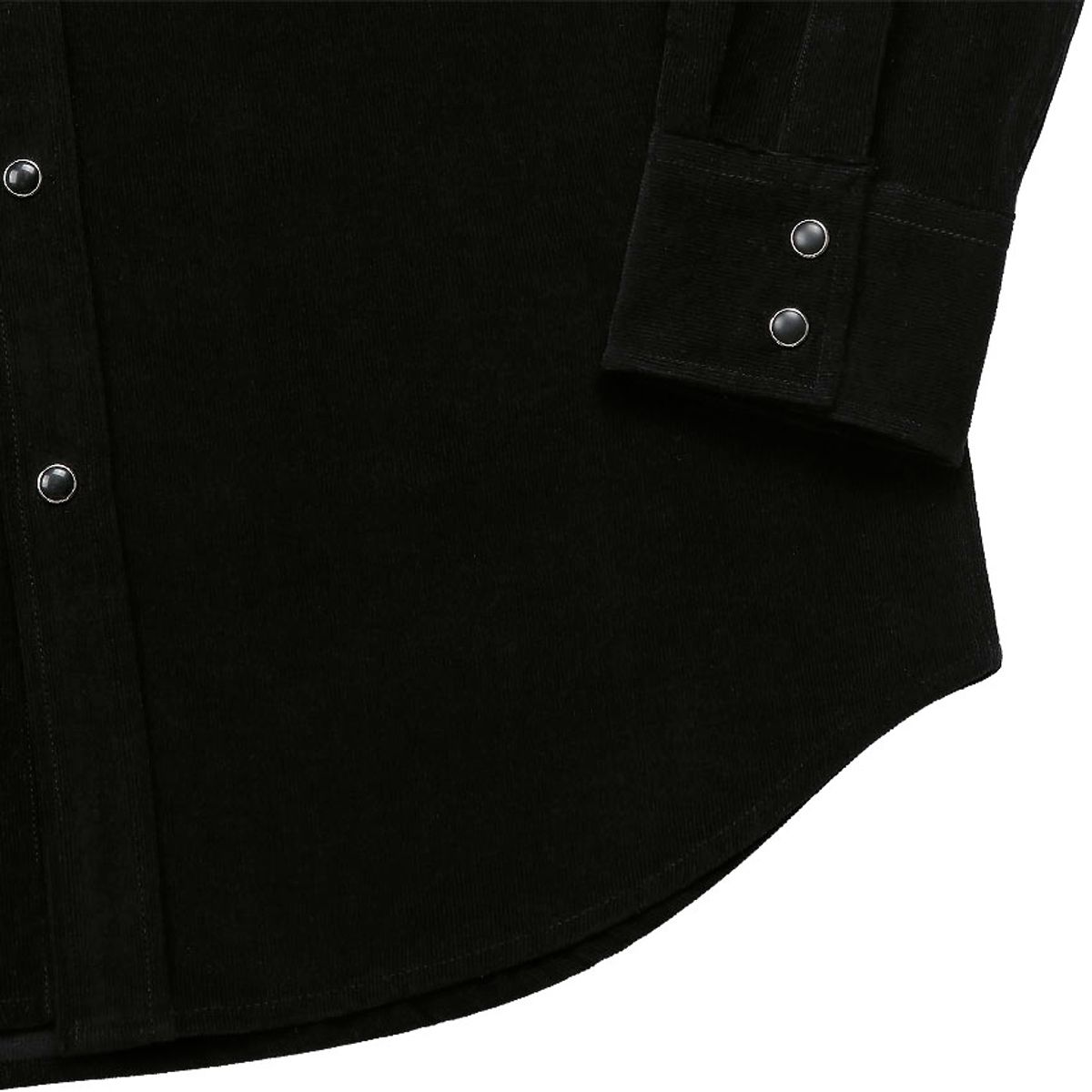 솔티(SORTIE) 035 Corduroy Western Shirts (Black)