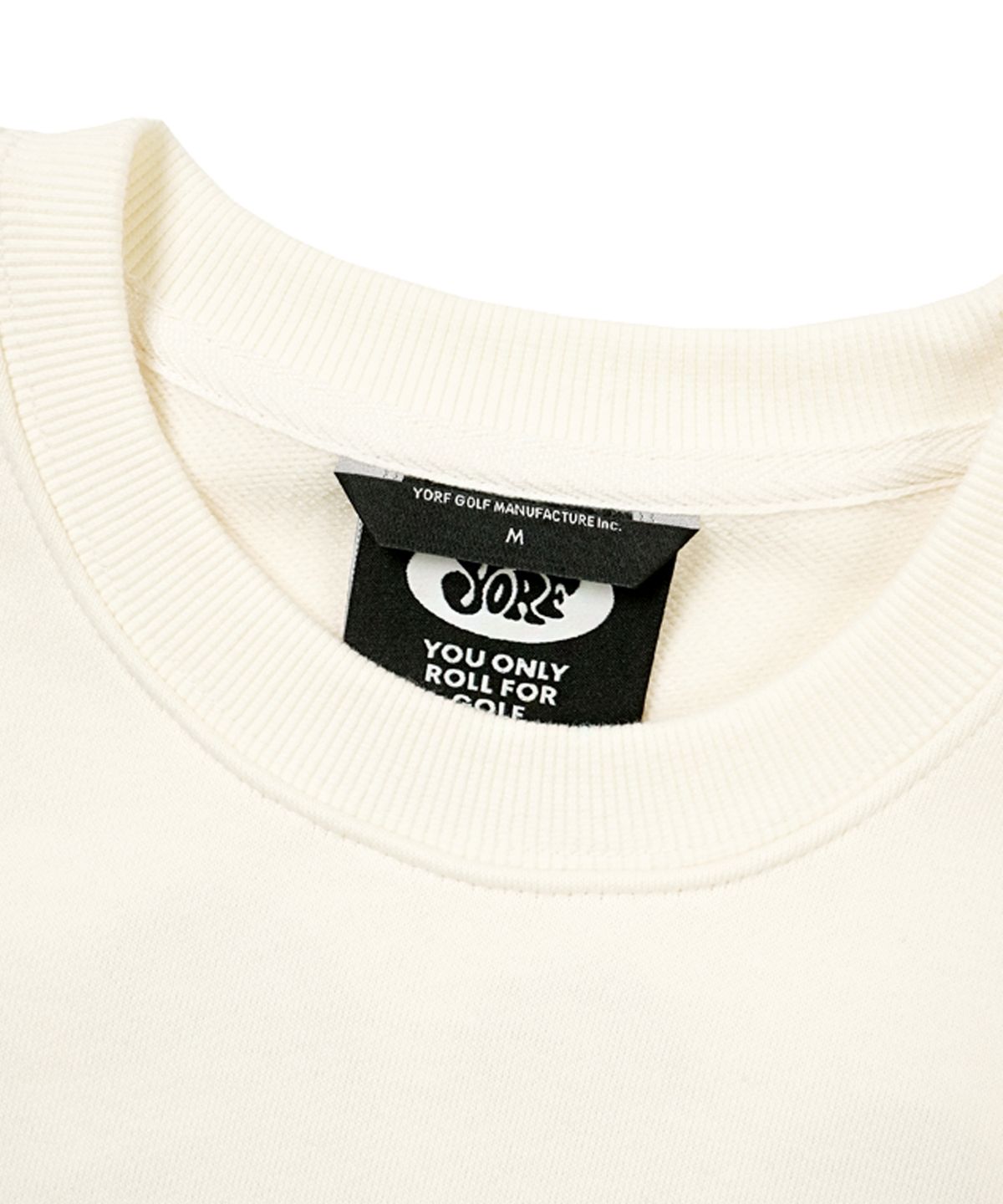 욜프(YORF) 22 A/W PLAYER SWEAT CREWNECK IVORY