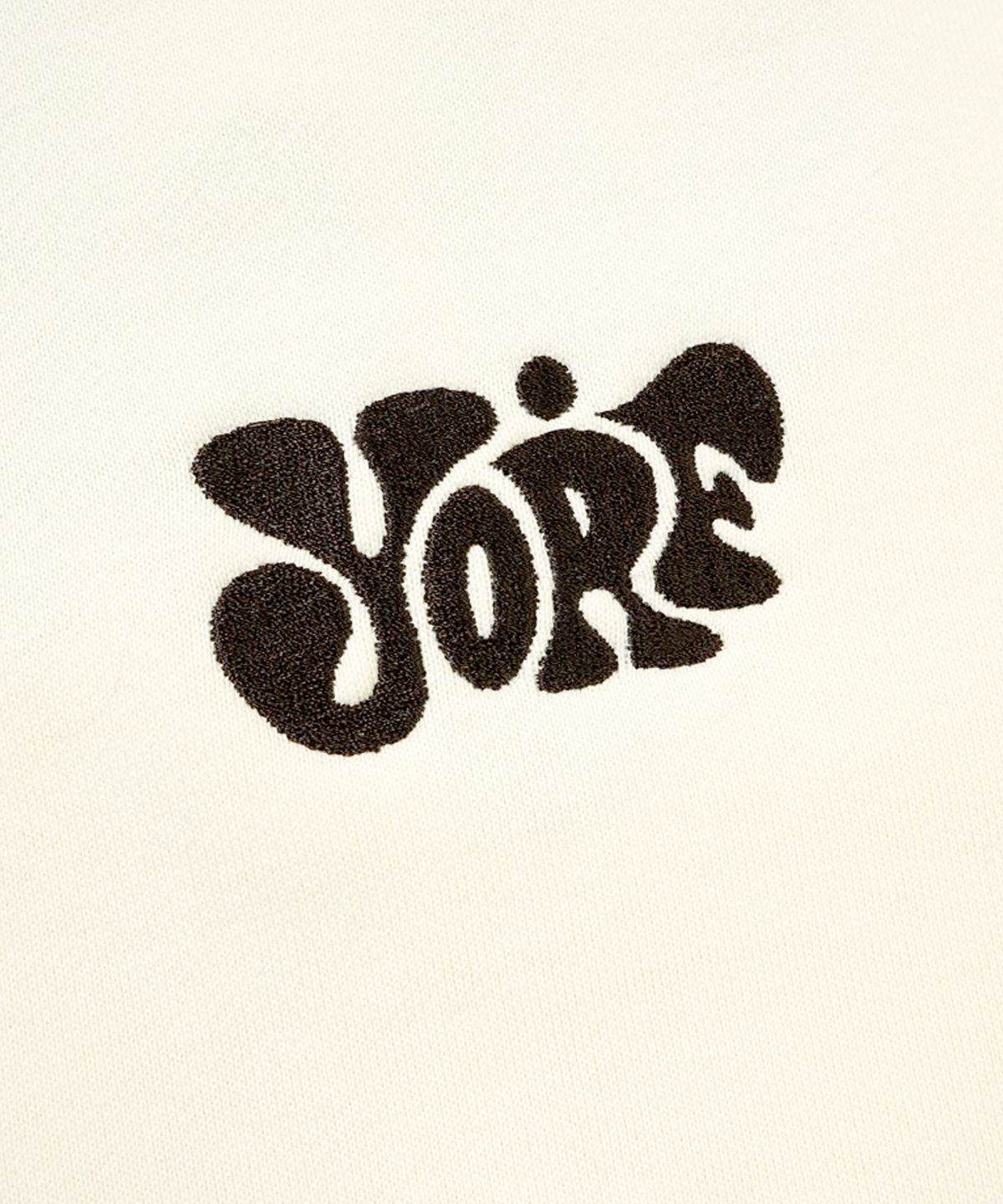 욜프(YORF) 22 A/W PLAYER SWEAT CREWNECK IVORY