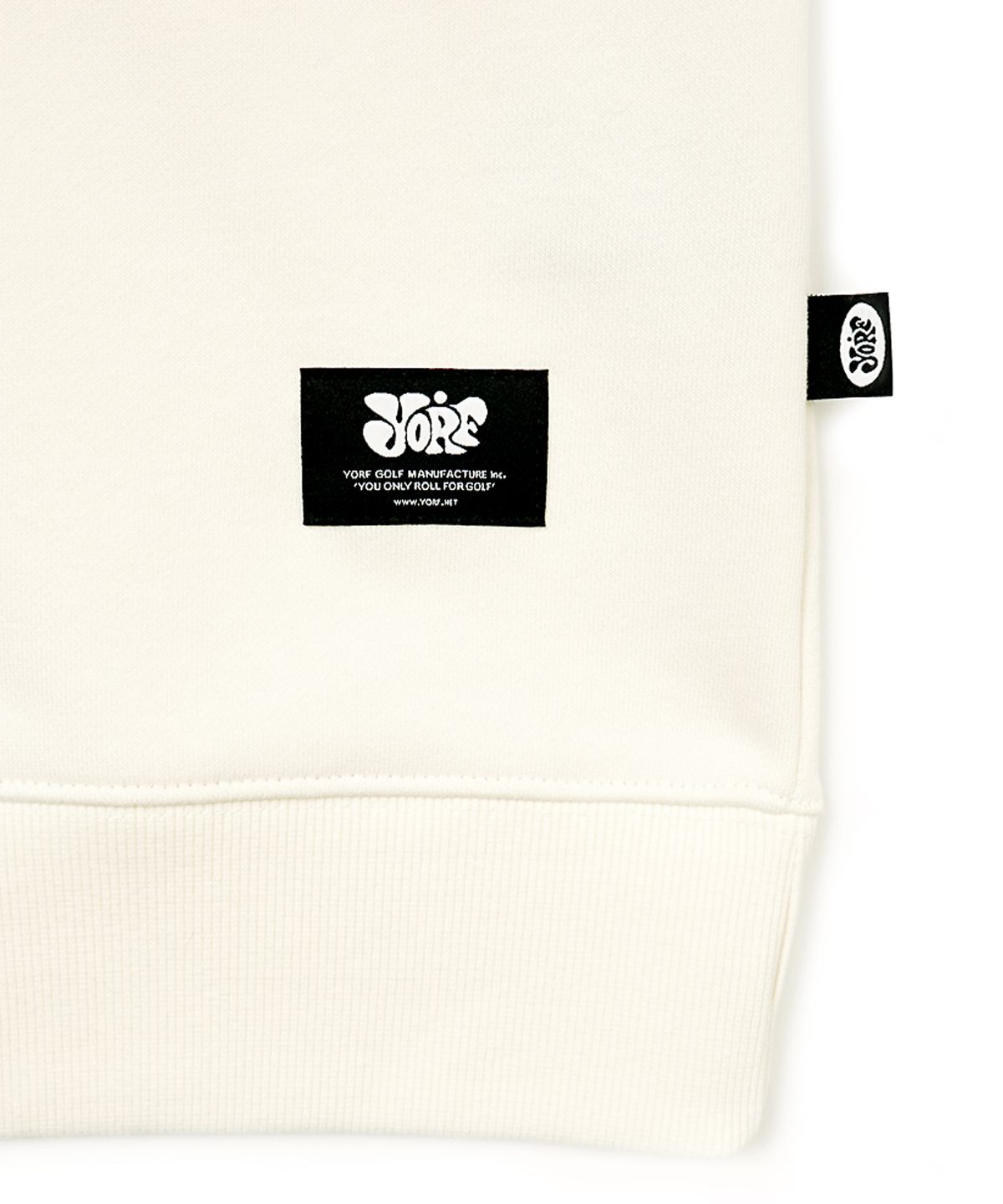 욜프(YORF) 22 A/W PLAYER SWEAT CREWNECK IVORY