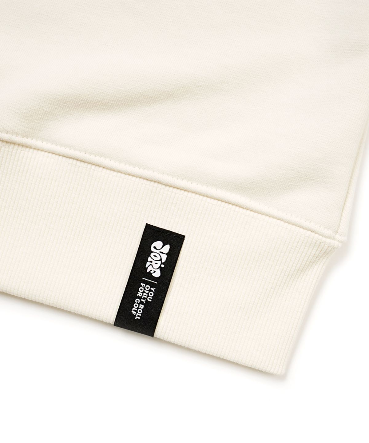 욜프(YORF) 22 A/W PLAYER SWEAT CREWNECK IVORY