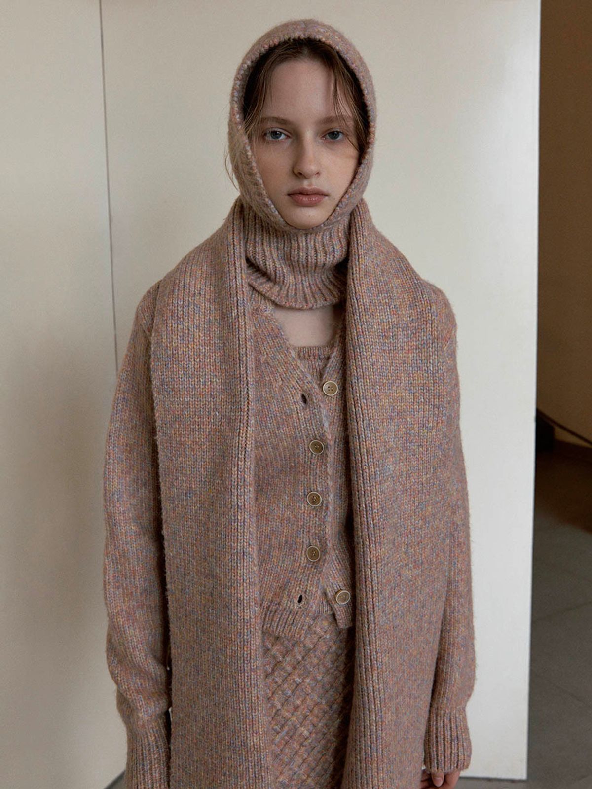 시눈(SINOON) KNIT MUFFLER (CANDY)