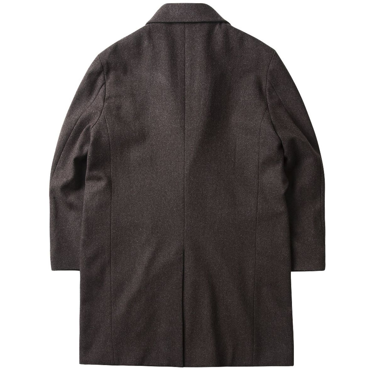 솔티(SORTIE) Wool Single Chester Coat (Brown)