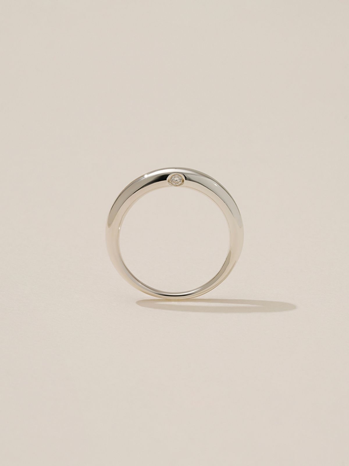 마나에트(MANAET) Edge Stone R_Silver